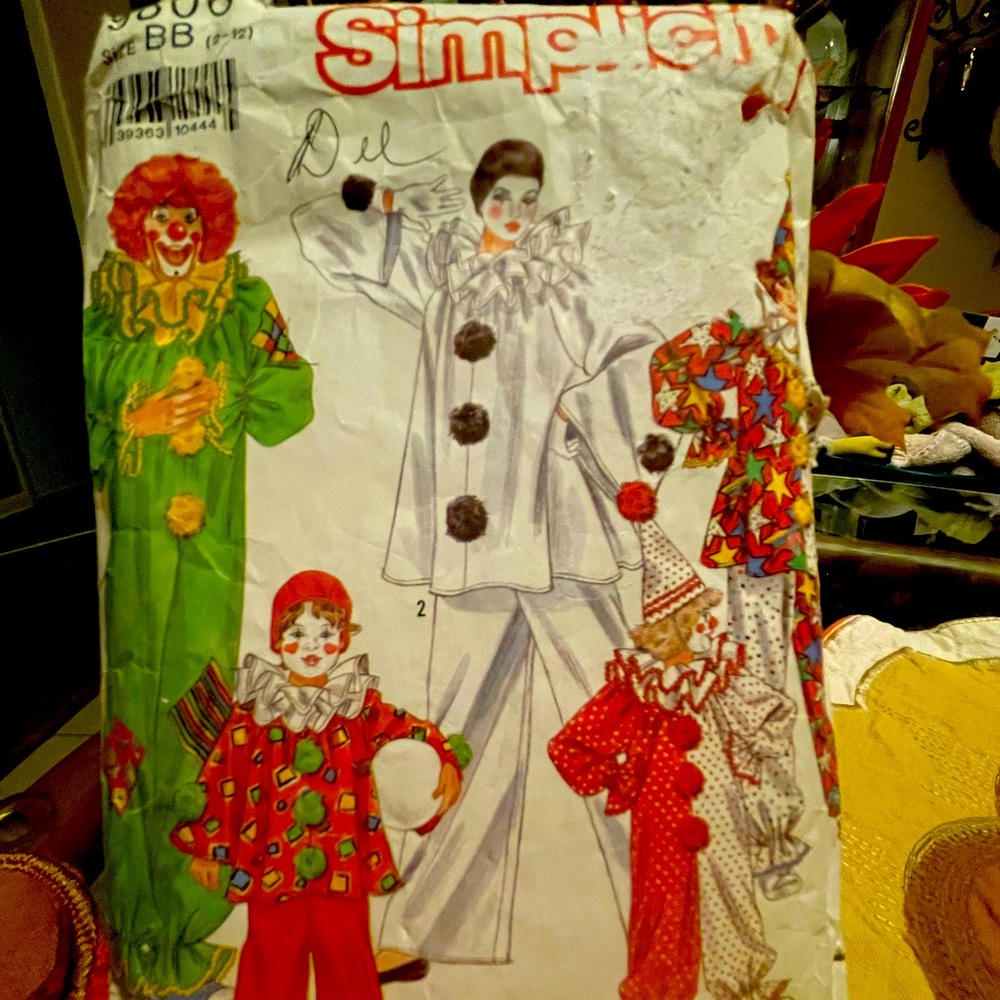 Vintage Costume Pattern